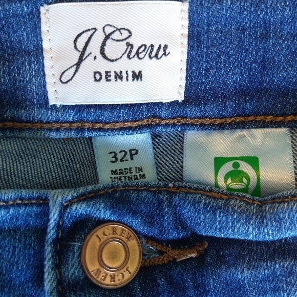 J. Crew Vintage Straight Jeans High Rise Medium Wash Classic AN022 PETITE - Picture 6 of 10